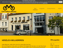 Tablet Screenshot of fahrradhaus-moeckel.de